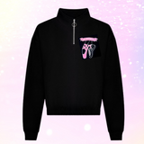 Live Differently Crop 1/4 Zip Sweatshirt