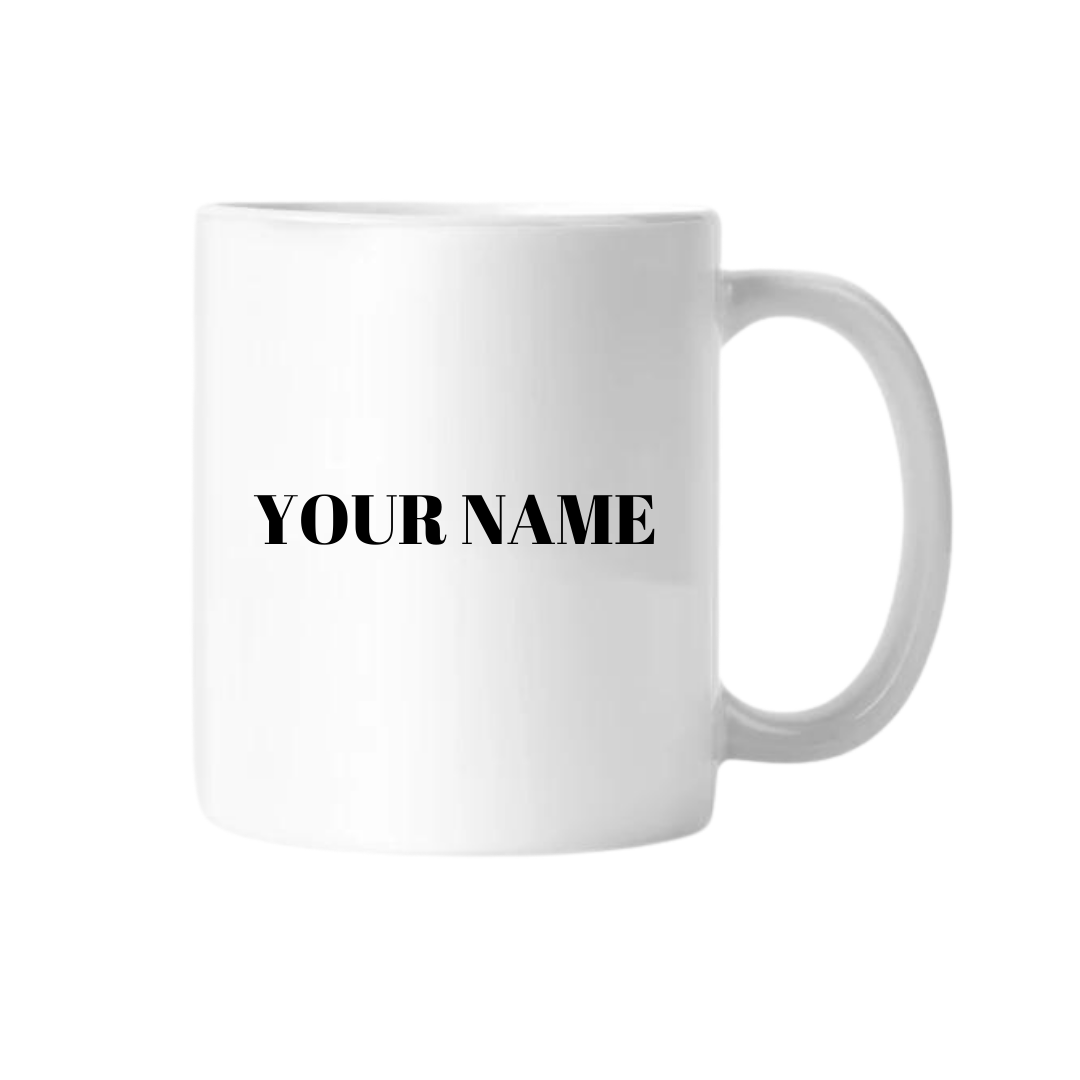 Personalised Pointe Shoes Christmas Tree Mug