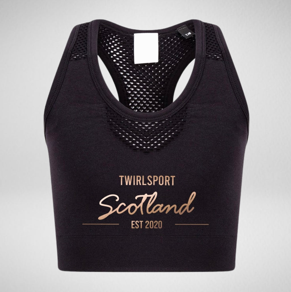 Twirlsport Scotland Seamless Crop Top