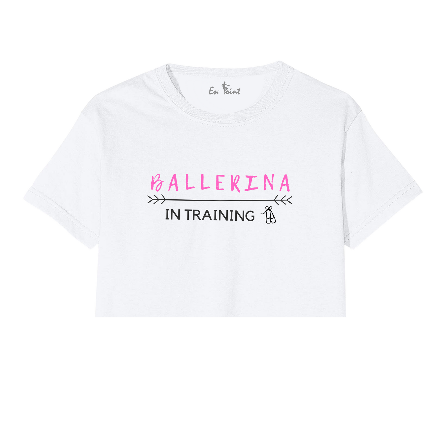 Ballerina In Training Cropped T-shirt