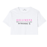 Ballerina In Training Cropped T-shirt
