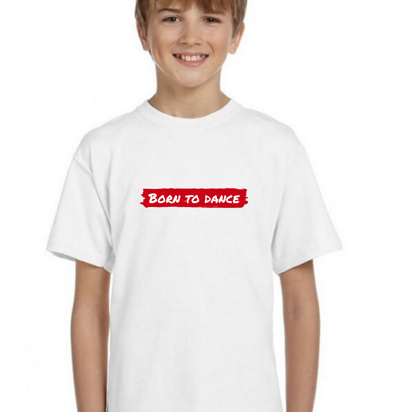 Boys Born To Dance Slogan Dri Fit T-shirt