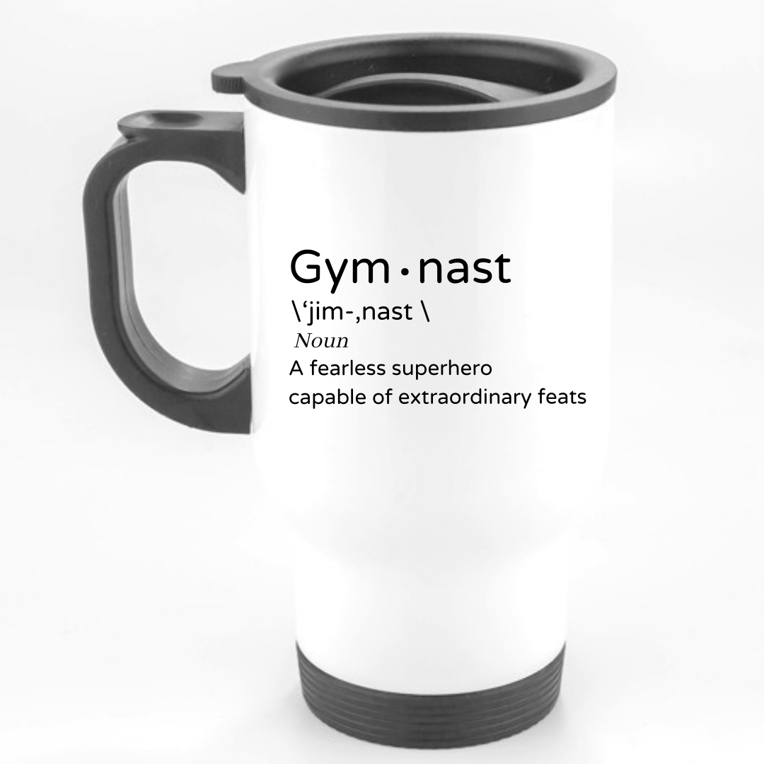 Gymnastics Definition Travel Coffee Mug