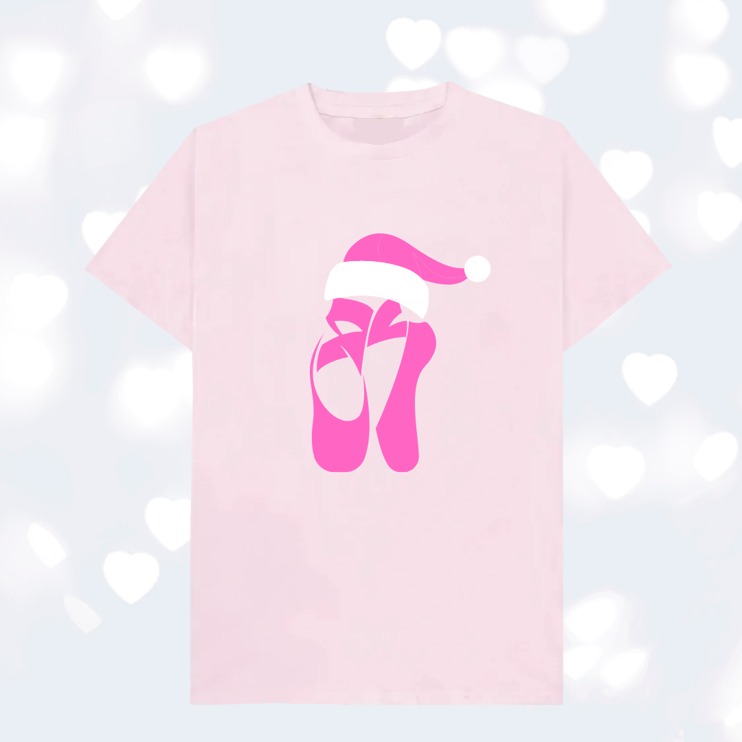 Novelty Christmas Pointe Shoe T-Shirt