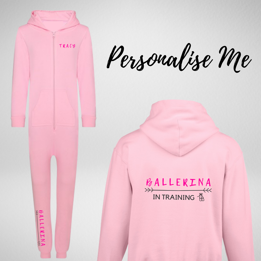 Personalised Ballerina In Training Onesie