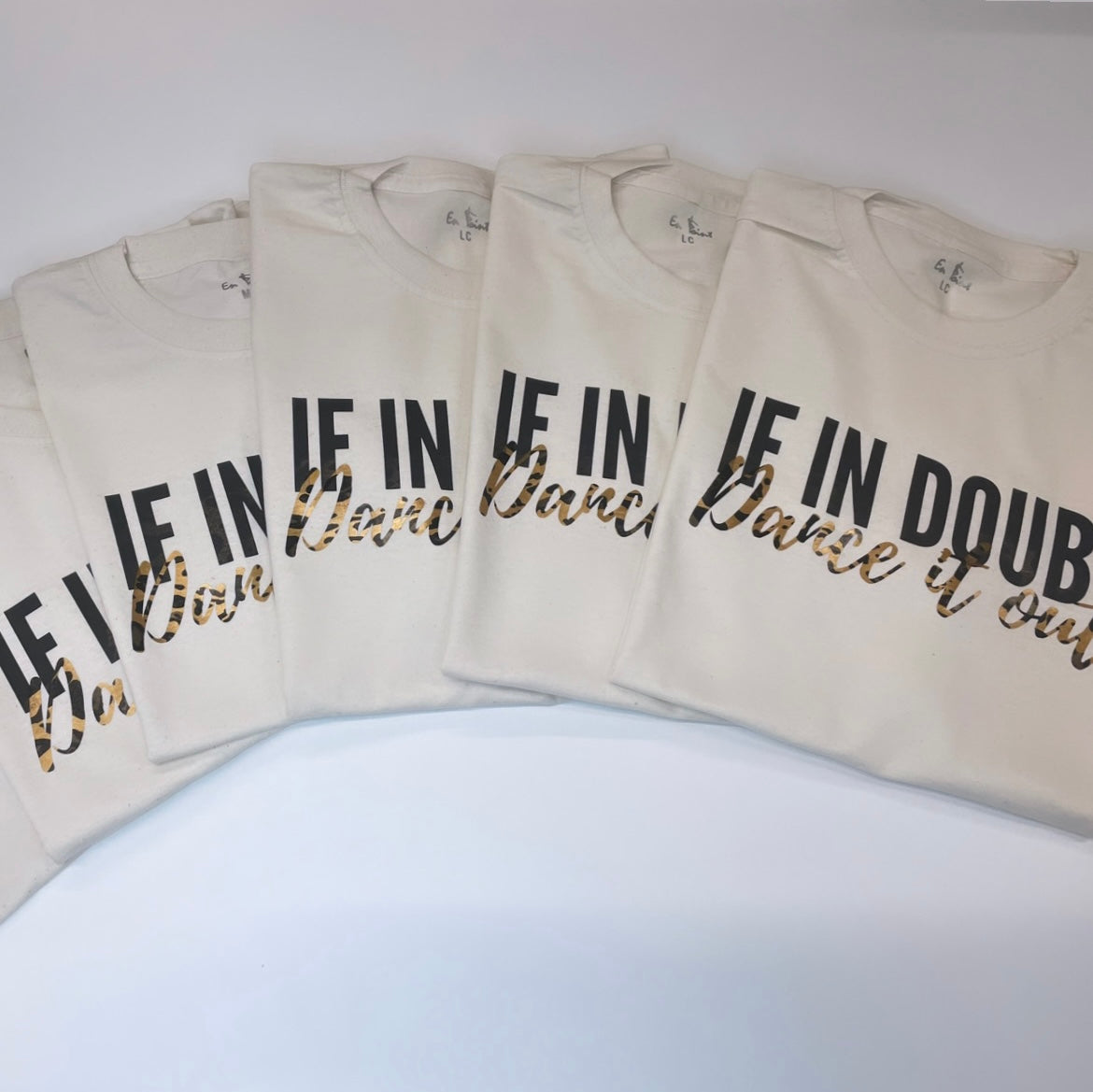 If In Doubt Dance It Out Leopard Tee