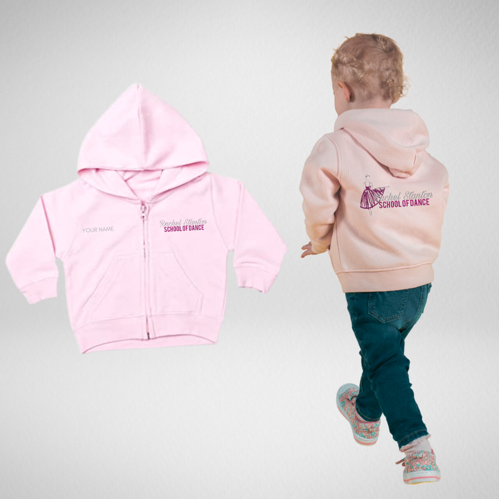 Rachel Stanton Pink Zipped Hoodie