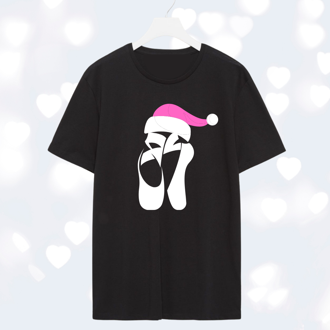 Novelty Christmas Pointe Shoe T-Shirt