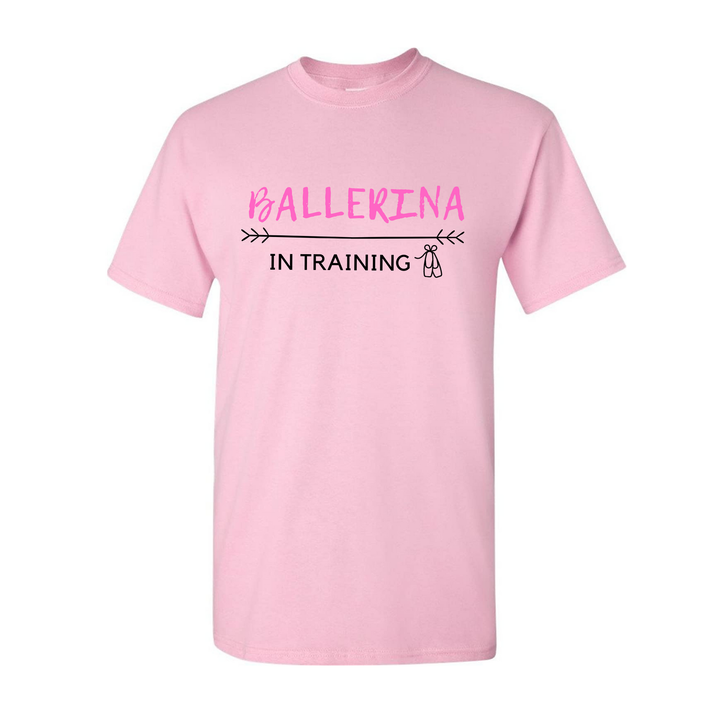 Ballerina In Training Slogan T-shirt