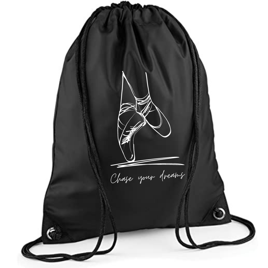 Chase Your Dreams Drawstring Bag