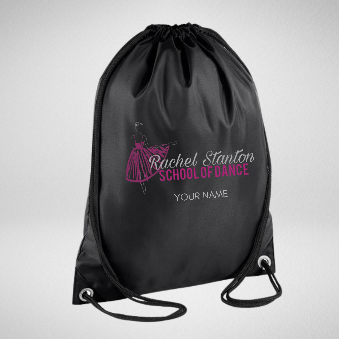 Rachel Stanton School Of Dance Drawstring Bag