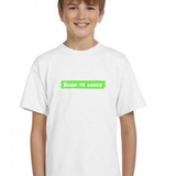 Boys Born To Dance Slogan Dri Fit T-shirt