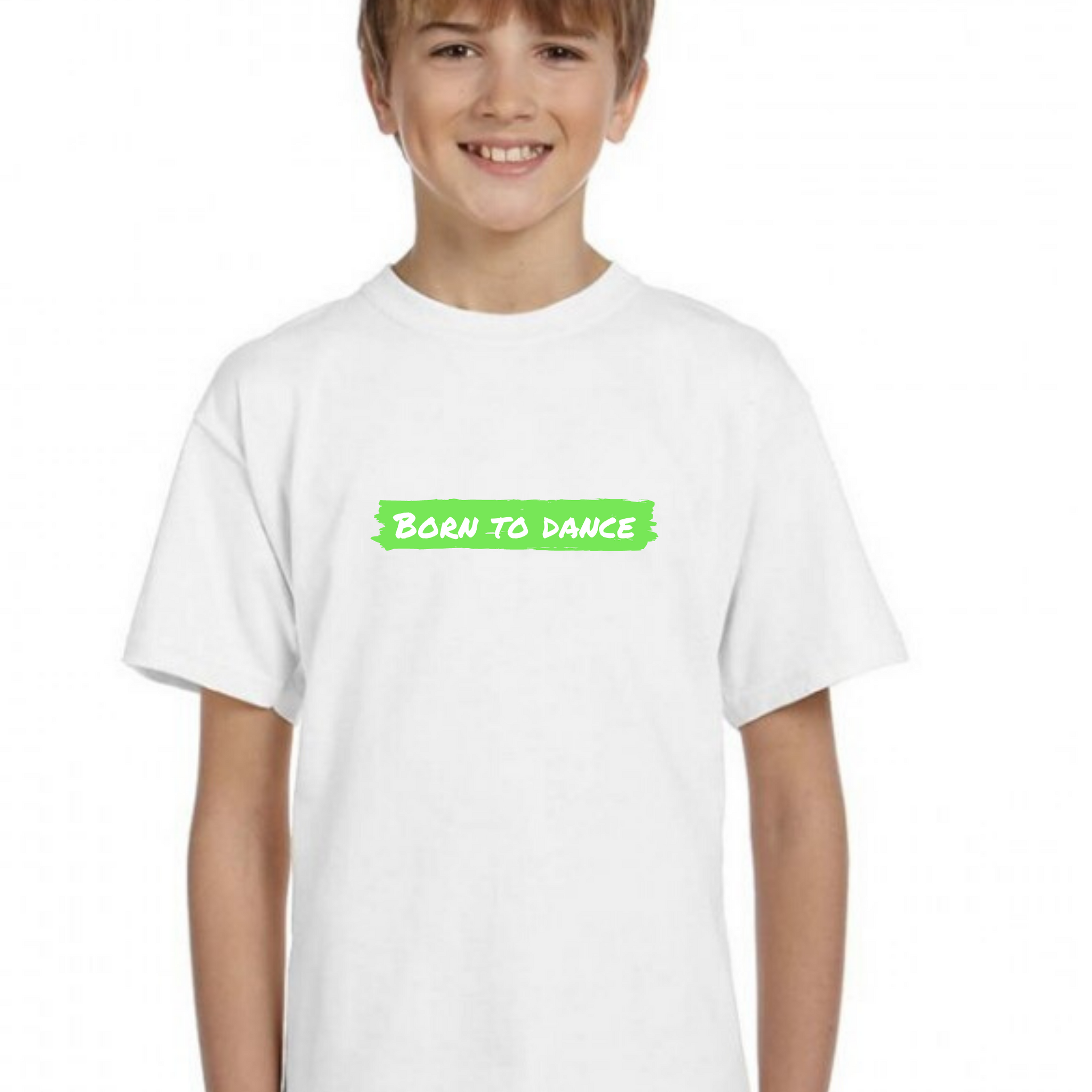 Boys Born To Dance Slogan Dri Fit T-shirt